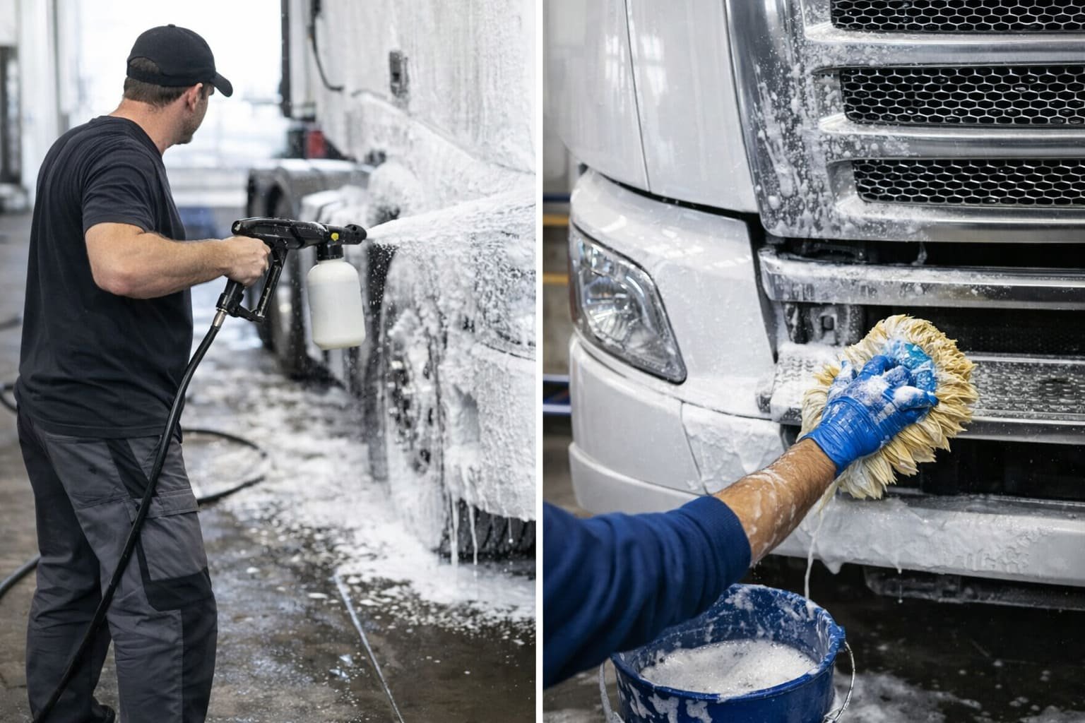 Stap 2 Intensieve Reiniging (2) Intensieve Reiniging vrachtwagen