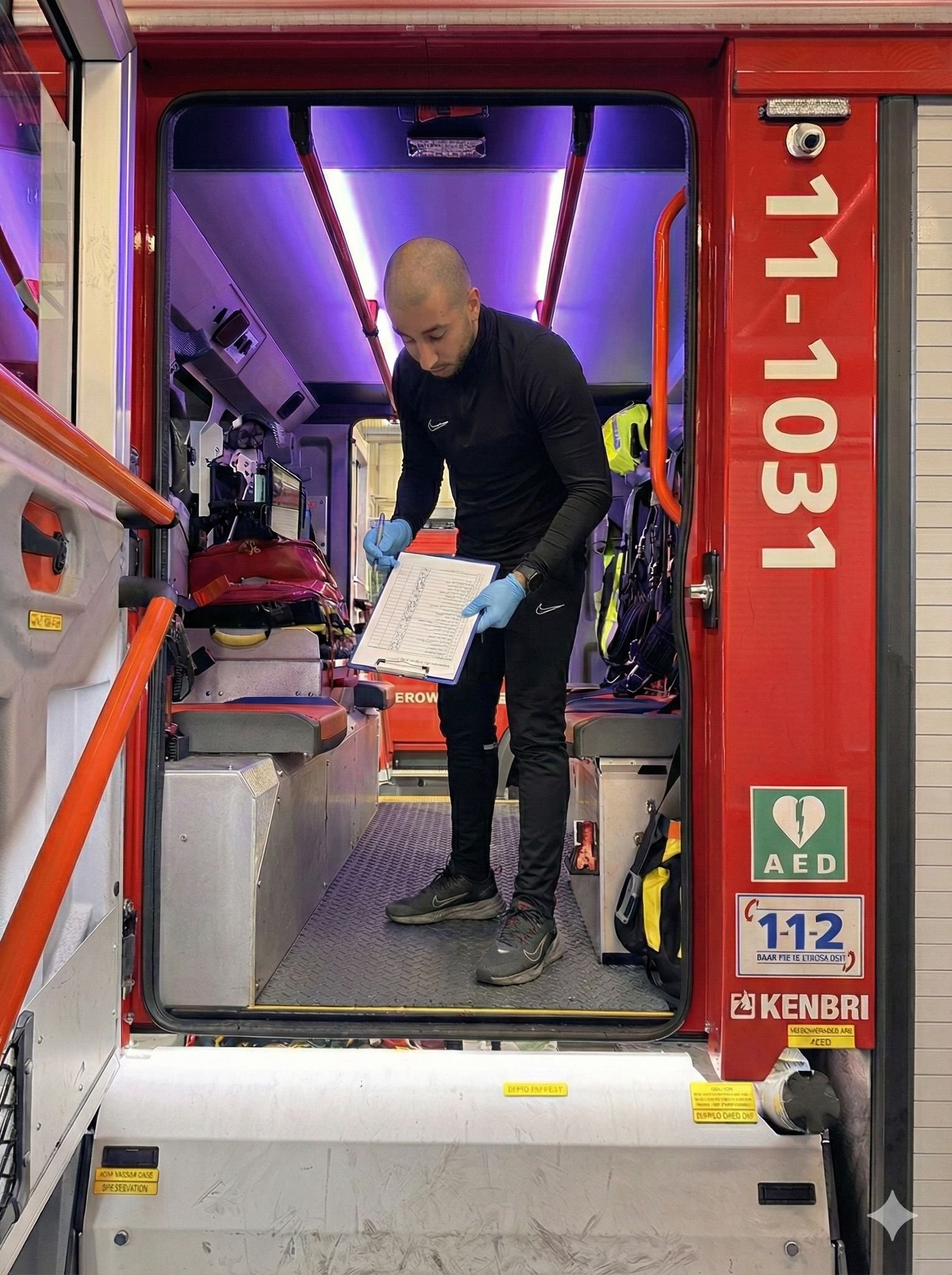 truck showroom klaar inspectie