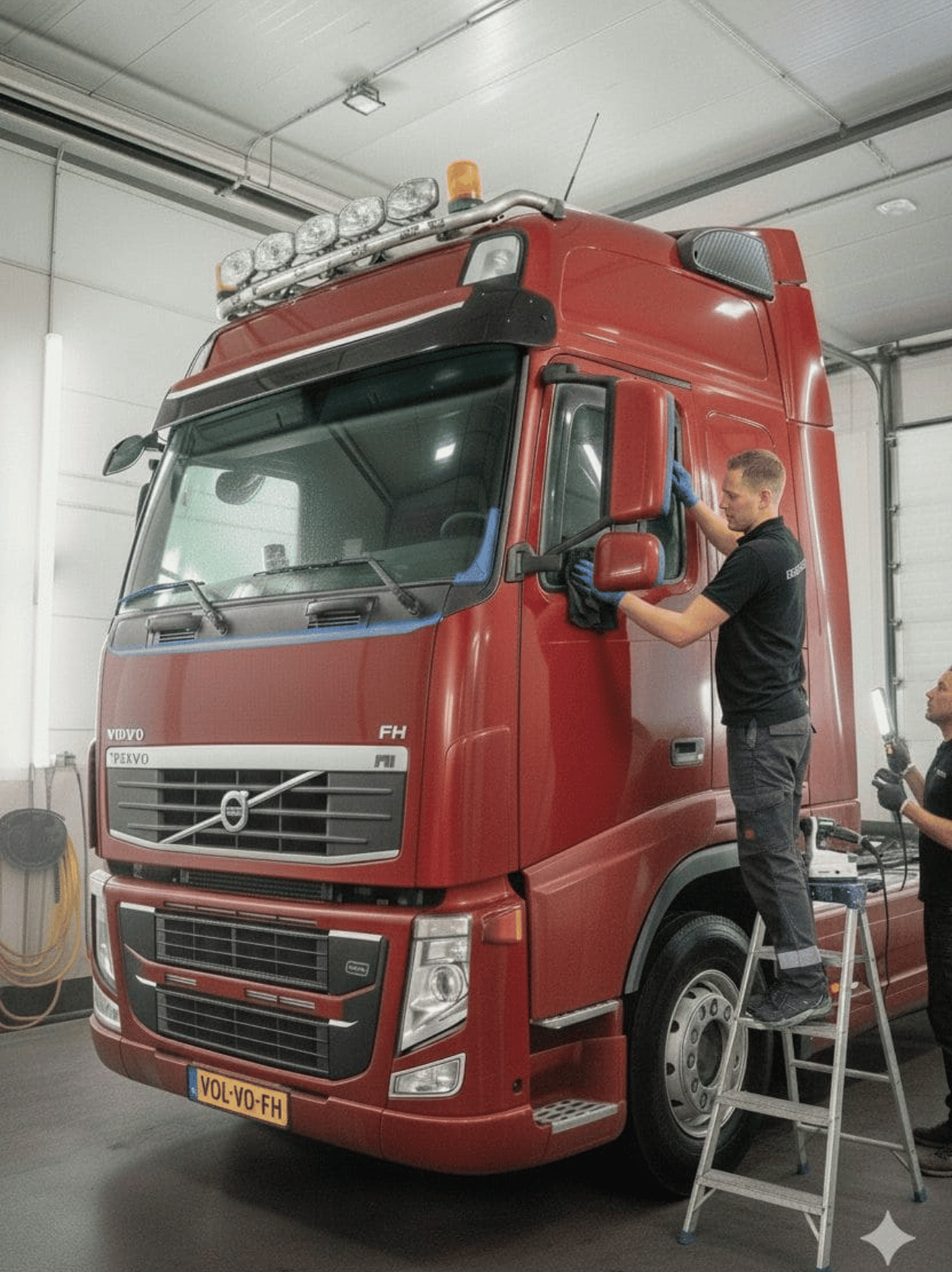 truckpoetsen Vrachtwagen poetsen